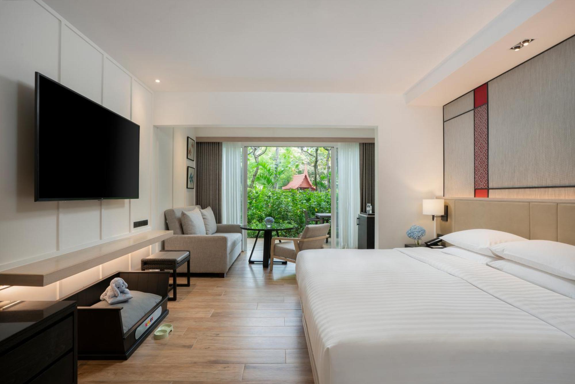 Hébergement Deluxe avec 1 Lit King-Size - Animaux Domestiques Admis