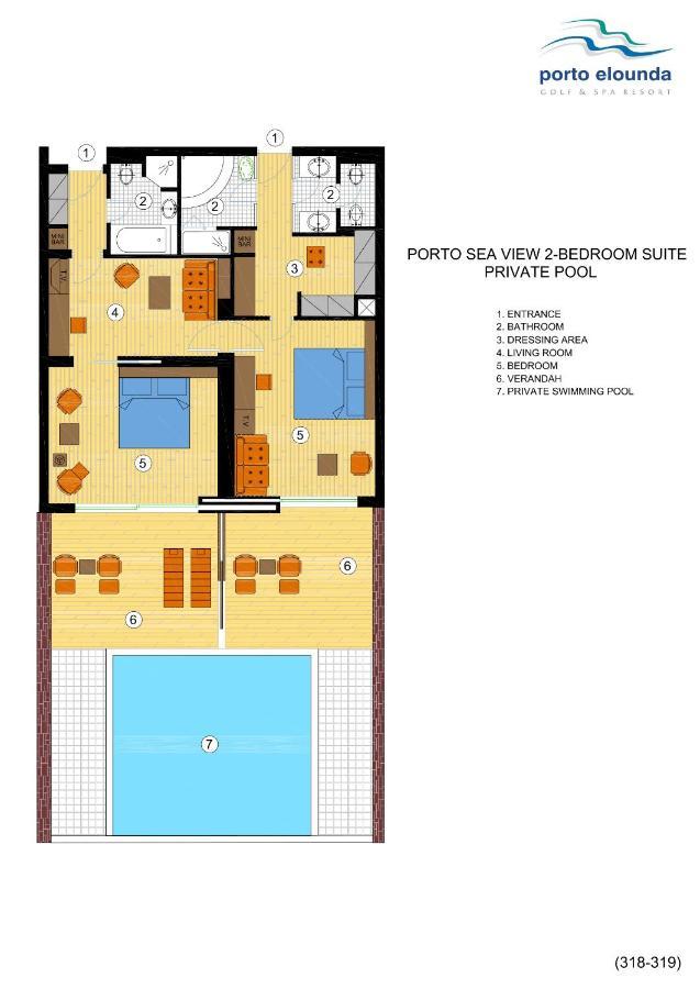 Suite Supérieure 2 Chambres avec Piscine Privée