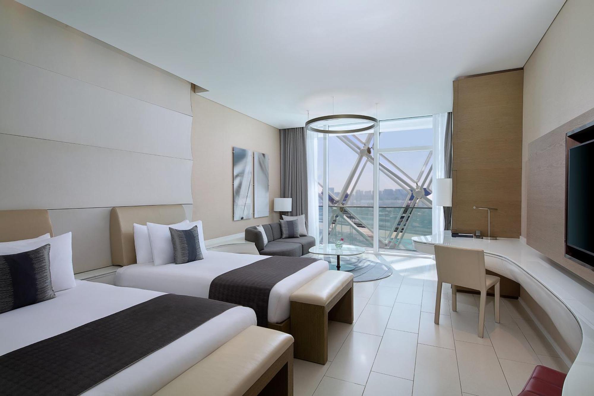 Superior, Guest room, 2 Twin/Single Bed(s), Balcony with Complimentary Yas Beach Access