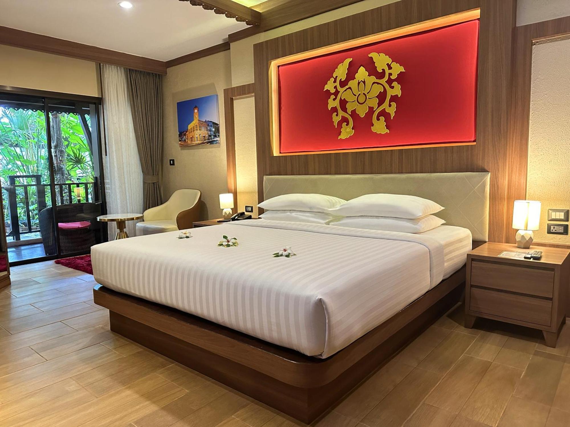 Chambre Lit Queen-Size - Vue sur Jardin