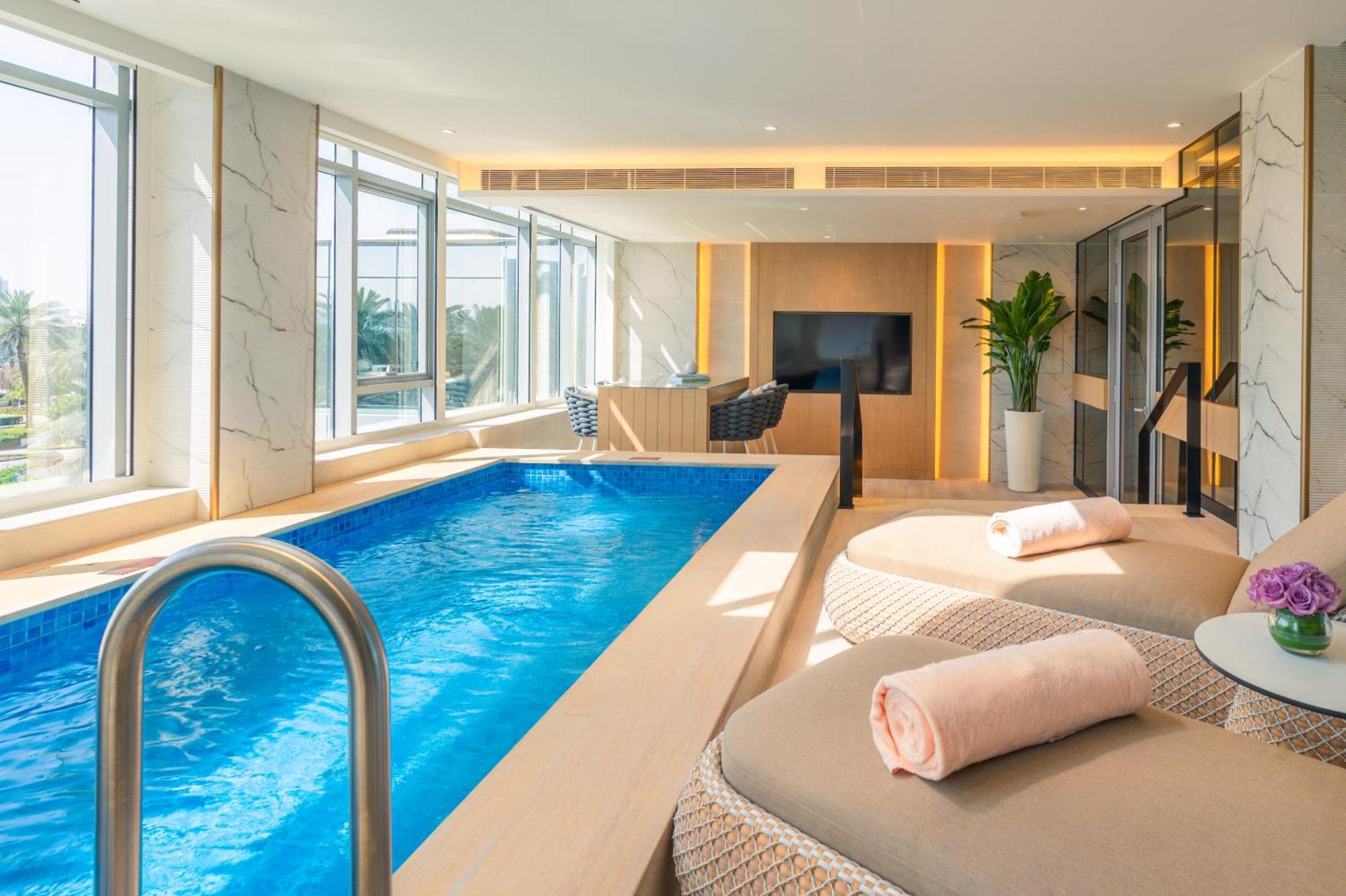 Appartement 1 Chambre avec Piscine Privée - Vue sur Panorama Urbain