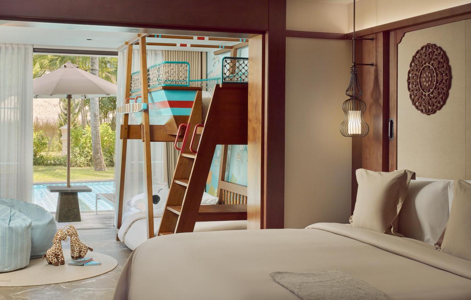 Logement Junior Suite Concierge Familial, Accès au Lagon : 2 Adultes + 1 Enfant