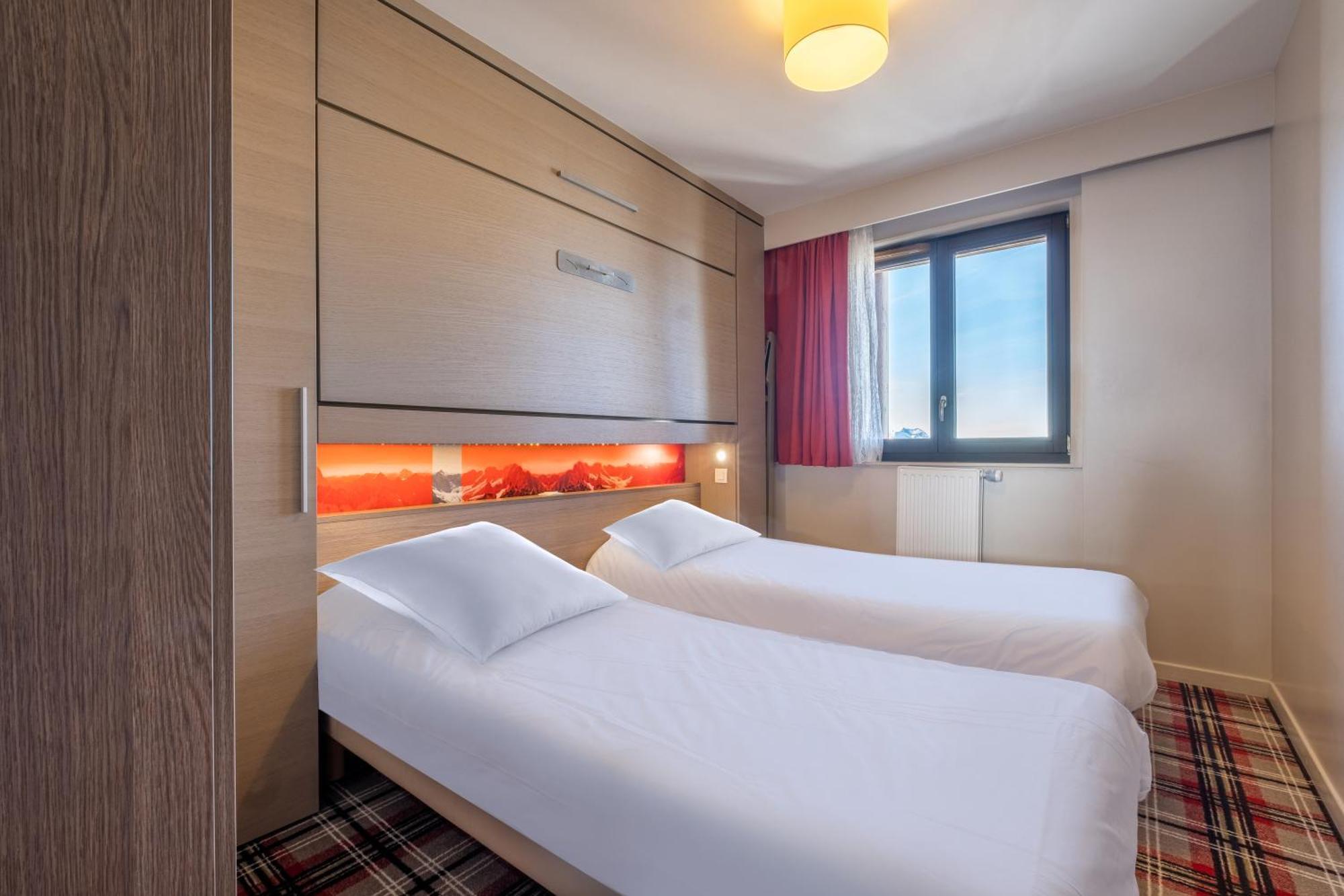 Appartement 1 Chambre avec Balcon - Vue sur Montagne (4 Personnes)